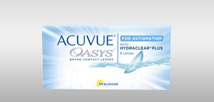 Packshot du produit ACUVUE® OASYS® for ASTIGMATISM 